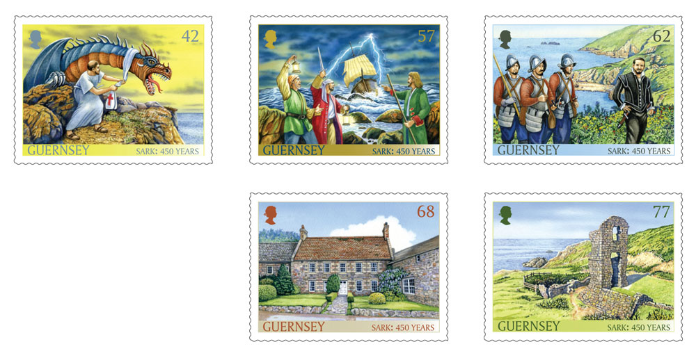 Set of 5 Stamps